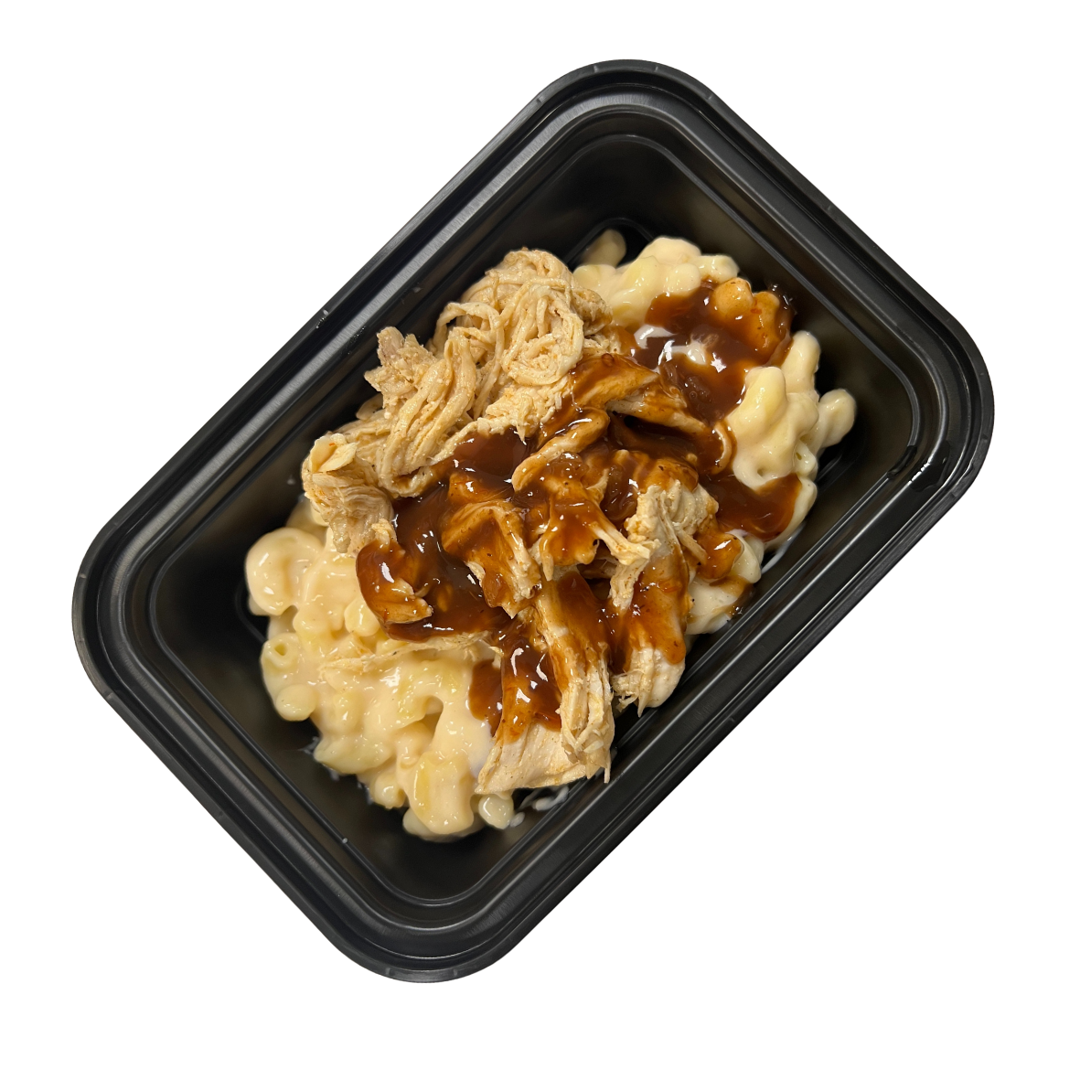 Cheddar Mac with BBQ Chicken