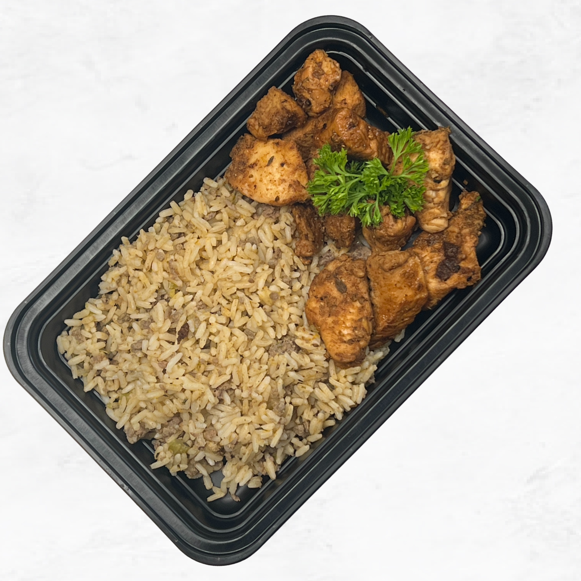 Dirty Rice with Blackened Chicken